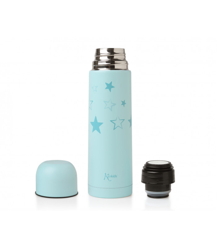 Termo liquidos 500ml Azul Estrellas Kiokids