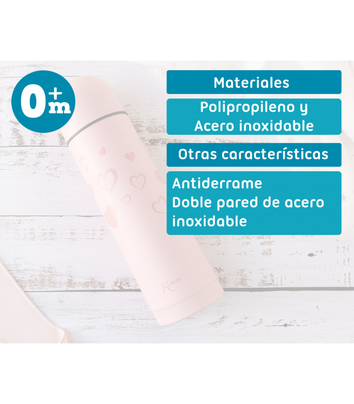 Termo liquidos 500ml caracteristicas Kiokids